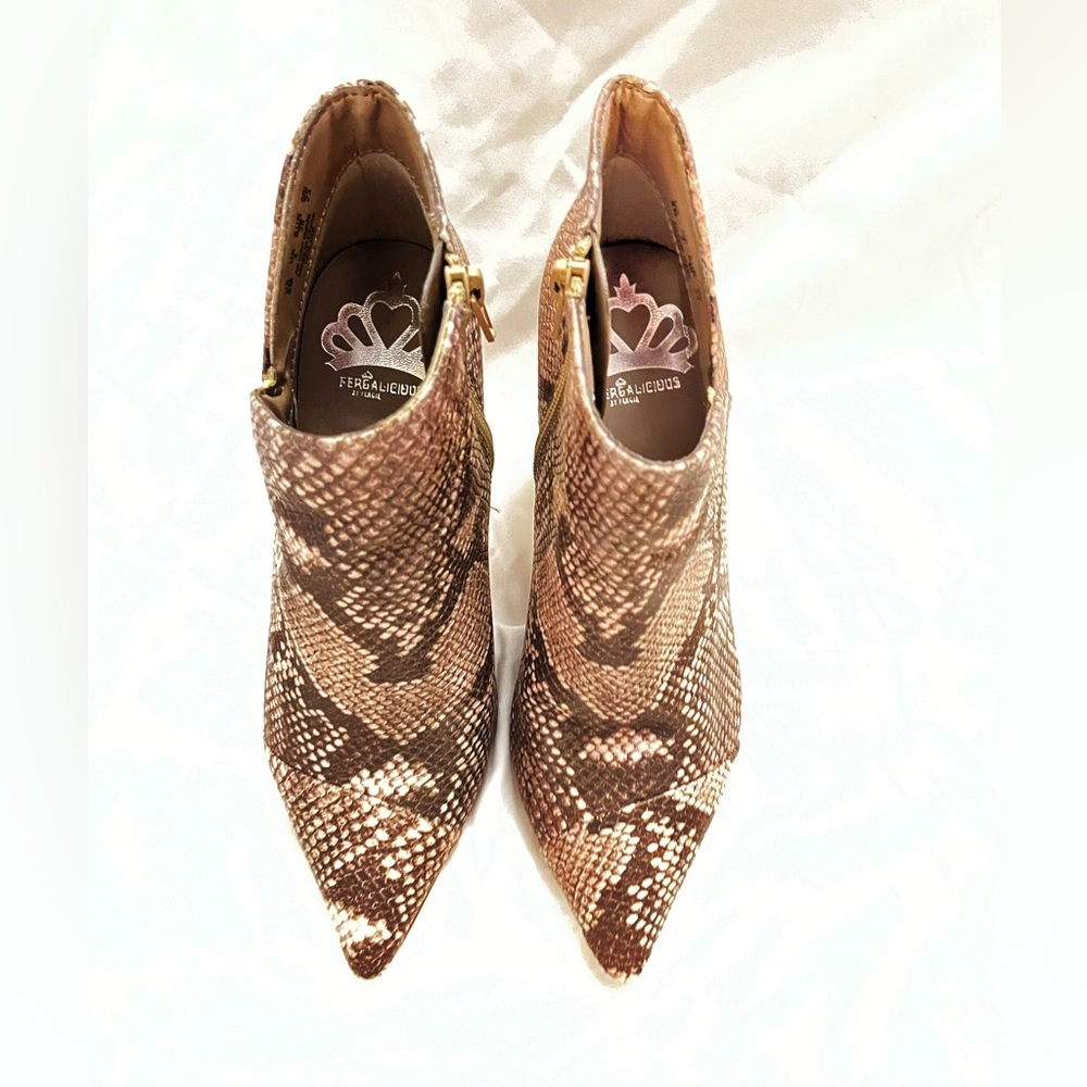 Women’s Snakeskin pattern Ankle Boots